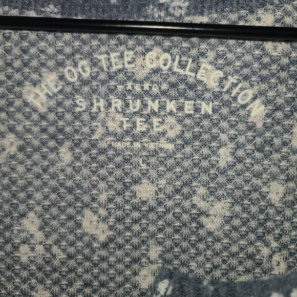 Aeropostale Long Sleeve Floral Shrunken Tee Size L - Picture 4 of 8